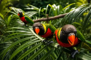Mitchell's Lorikeet at Bali Bird Park