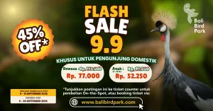 Bali Bird Park Flash Sale Bali Bird Park Flash Sale